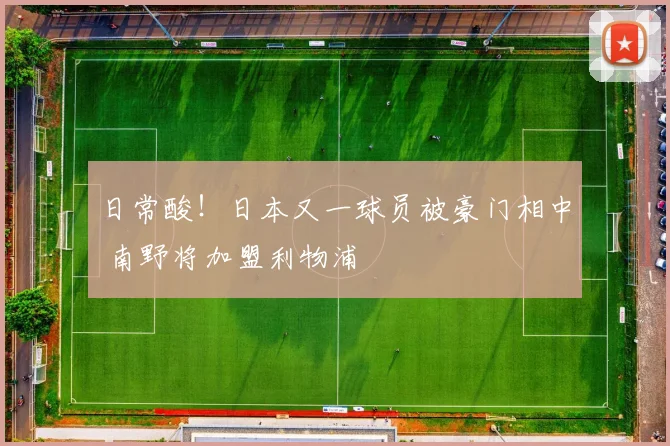 日常酸！日本又一球员被豪门相中 南野将加盟利物浦